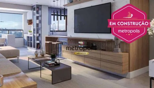 Apartamento com 3 Quartos à venda, 127m² no Vila Bastos, Santo André