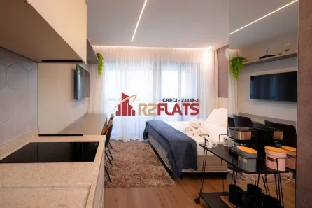 Apartamento com 1 Quarto para alugar, 25m² no Perdizes, São Paulo