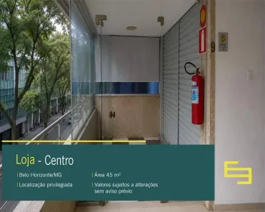 Ponto Comercial para alugar, 45m² no Centro, Belo Horizonte
