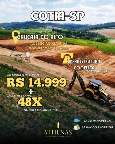 Lote/Terreno à venda, 500m² no Altos de Caucaia (Caucaia do Alto), Cotia