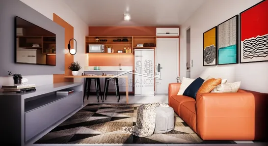Apartamento com 2 Quartos à venda, 33m² no Centro, Curitiba