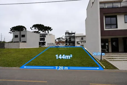 Lote/Terreno à venda, 140m² no Costeira, São José dos Pinhais