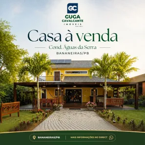 Casa de Condomínio com 4 Quartos à venda, 170m² no , Bananeiras