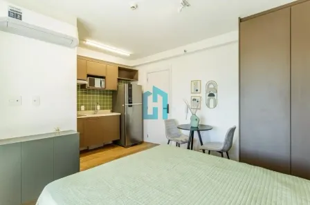 Apartamento com 1 Quarto para alugar, 30m² no Moema, São Paulo