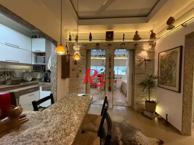Apartamento com 2 Quartos à venda, 55m² no José Menino, Santos
