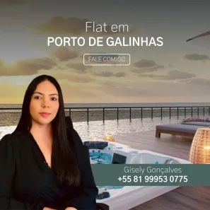 Apartamento com 1 Quarto à venda, 25m² no Porto de Galinhas, Ipojuca