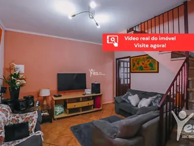 Casa com 2 Quartos à venda, 118m² no Vila Scarpelli, Santo André