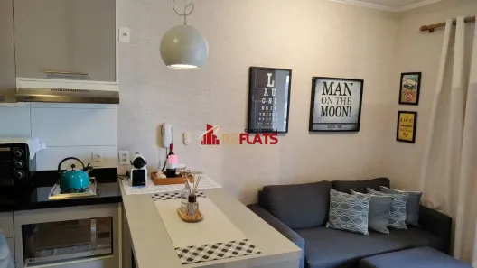 Apartamento com 1 Quarto para alugar, 34m² no Santo Amaro, São Paulo