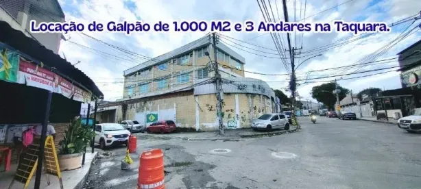 Galpão/Depósito/Armazém para alugar, 1000m² no Taquara, Rio de Janeiro