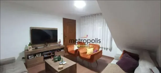 Sobrado com 4 Quartos à venda, 169m² no Vila Camilópolis, Santo André