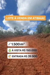 Lote/Terreno à venda, 1500m² no Tanque, Atibaia