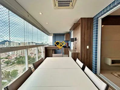 Apartamento com 3 Quartos para alugar, 129m² no Ponta da Praia, Santos