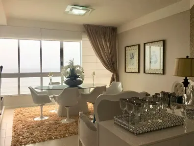 Apartamento com 3 Quartos para alugar, 120m² no Meia Praia, Itapema