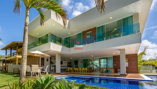 Casa de Condomínio com 6 Quartos para alugar, 307m² no Guarajuba (Monte Gordo), Camaçari