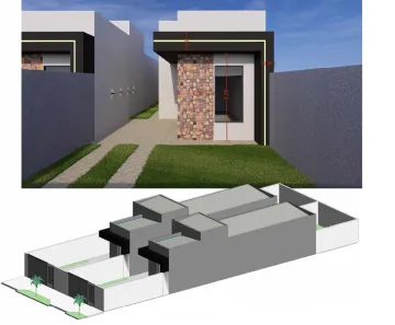 Casa com 2 Quartos à venda, 71m² no Alto da Boa Vista, Três Lagoas