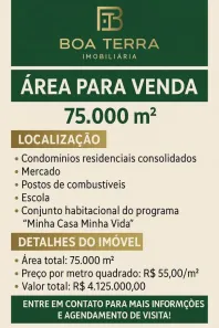 Lote/Terreno à venda, 75000m² no Centro, Alagoinhas