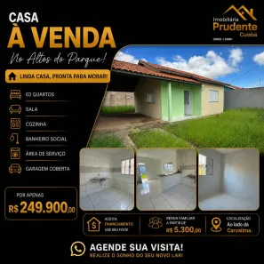 Casa com 2 Quartos à venda, 80m² no Residencial Altos do Parque I, Cuiabá
