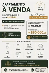 Apartamento com 2 Quartos à venda, 86m² no Jacarepaguá, Rio de Janeiro