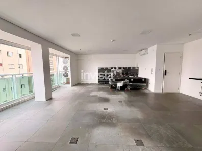 Sala Comercial para alugar, 113m² no Vila Mathias, Santos