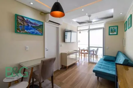 Apartamento com 1 Quarto para alugar, 34m² no Real Parque, São Paulo