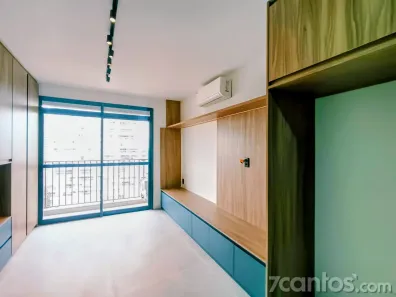 Apartamento com 1 Quarto para alugar, 24m² no Pinheiros, São Paulo