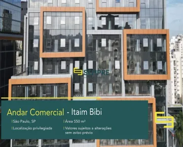 Imóvel Comercial para alugar, 550m² no Itaim Bibi, São Paulo