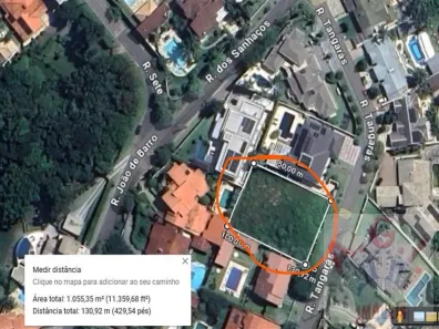 Lote/Terreno à venda, 1054m² no Condomínio Flamboyant-B, Atibaia