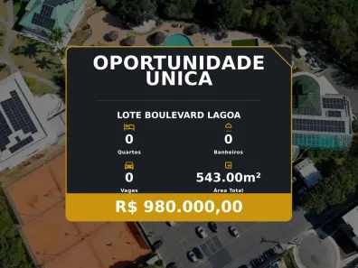 Lote/Terreno à venda, 543m² no Boulevard Lagoa, Serra