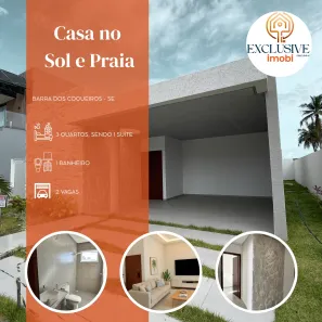 Casa de Condomínio com 3 Quartos à venda, 143m² no Rio das Canas, Barra dos Coqueiros