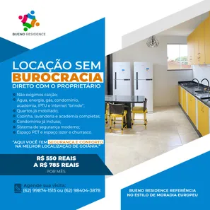 Kitnet com 1 Quarto para alugar, 25m² no Setor Sol Nascente, Goiânia