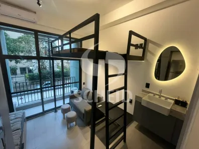 Apartamento com 1 Quarto para alugar, 22m² no Santo Amaro, São Paulo