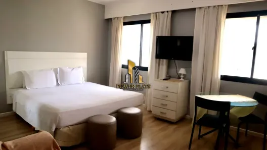 Flat com 1 Quarto para alugar, 26m² no Indianópolis, São Paulo