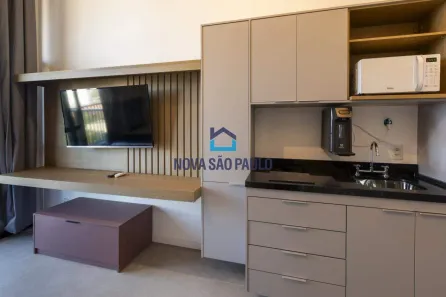 Flat com 1 Quarto para alugar, 40m² no Jardim das Acácias, São Paulo