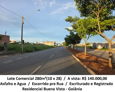 Lote/Terreno à venda, 280m² no Residencial Buena Vista I, Goiânia