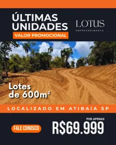 Lote/Terreno à venda, 600m² no Atibaia Jardim, Atibaia