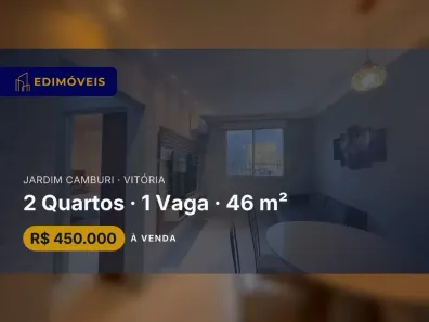 Apartamento com 2 Quartos à venda, 46m² no Jardim Camburi, Vitória