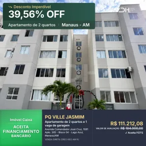 Apartamento com 2 Quartos à venda, 41m² no Lago Azul, Manaus