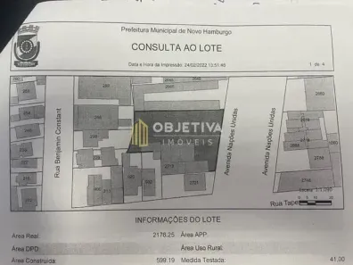 Lote/Terreno à venda, 599m² no Ideal, Novo Hamburgo