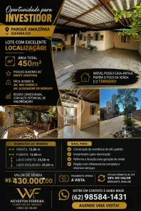 Lote/Terreno à venda, 150m² no Parque Amazônia, Goiânia