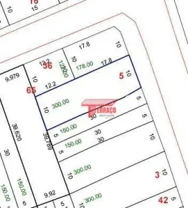 Lote/Terreno à venda, 300m² no Vila Pires, Santo André