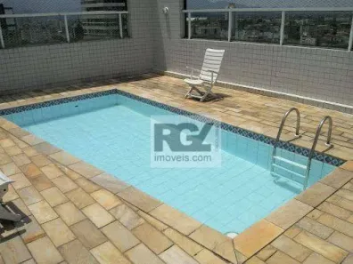 Apartamento com 3 Quartos para alugar, 183m² no Gonzaga, Santos