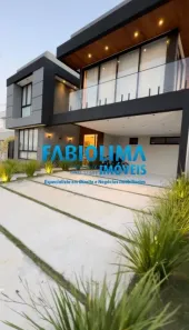 Casa de Condomínio com 5 Quartos à venda, 524m² no Alphaville (Abrantes), Camaçari