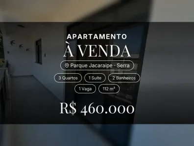 Apartamento com 3 Quartos à venda, 112m² no Parque Jacaraípe, Serra