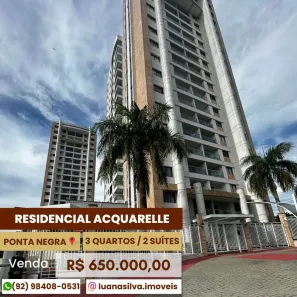 Apartamento com 3 Quartos à venda, 92m² no Ponta Negra, Manaus
