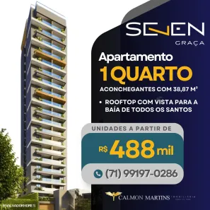 Apartamento com 1 Quarto à venda, 39m² no Graça, Salvador