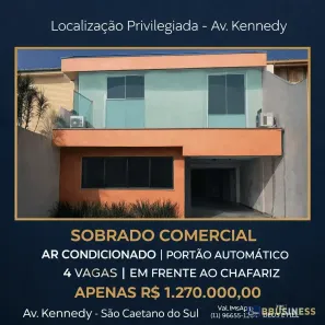 Imóvel Comercial com 1 Quarto à venda, 245m² no Santa Paula, São Caetano do Sul