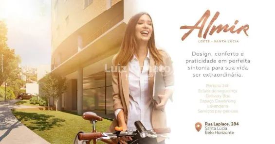 Apartamento com 1 Quarto à venda, 29m² no Santa Lúcia, Belo Horizonte