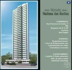 Apartamento com 3 Quartos à venda, 105m² no Boa Viagem, Recife