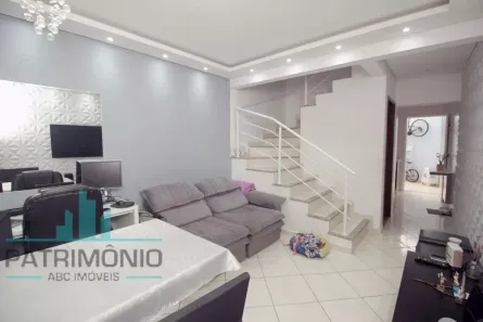 Sobrado com 3 Quartos à venda, 98m² no Campestre, Santo André