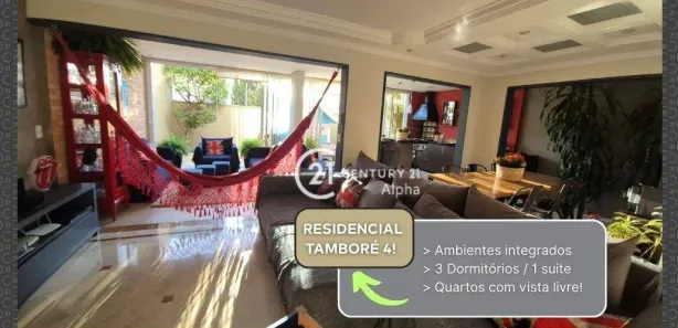 Casa de Condomínio com 3 Quartos à venda, 180m² no Tamboré, Santana de Parnaíba
